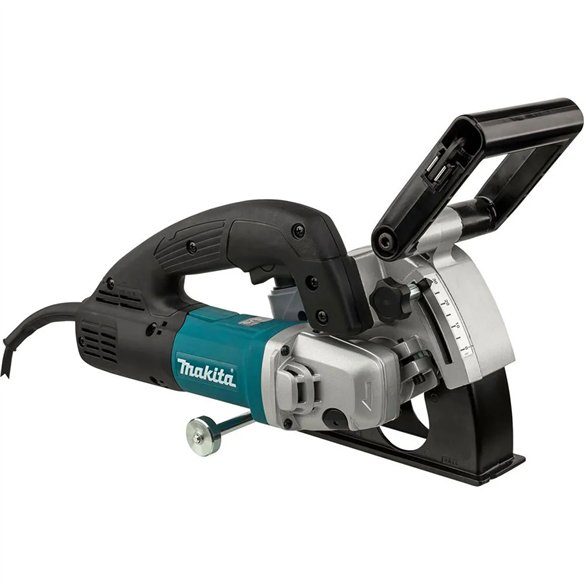 Rainureuse Makita SG1251J | 1400 W | 125 mm | 0–30 mm | 6–30 mm | 10 000 tr/min | Makpac | 2 disques