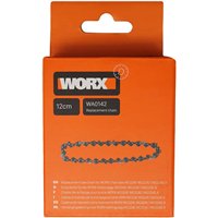WORX WA0142 | Chaîne de rechange pour tronçonneuse à main sans fil WG324E et WG324E.9 | Pour guide de 12 cm | Chaîne avec 28 mai 2