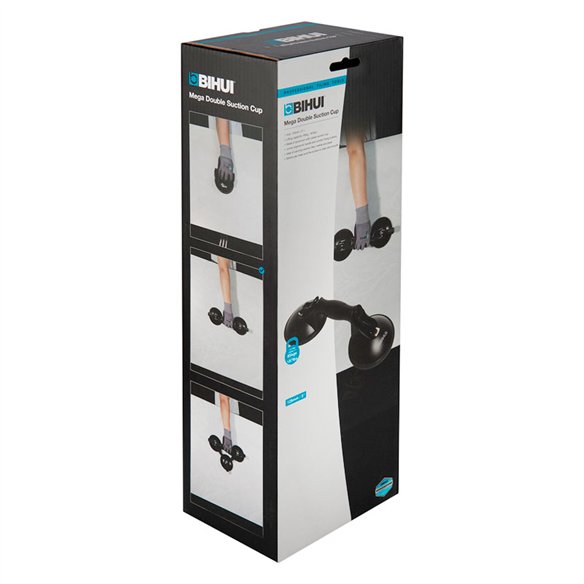 Ventouse Manuelle Double BIHUI SCDB4 | Corps en Aluminium | Jusqu'à 85 kg