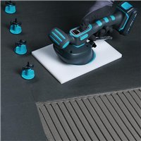 Ventouse Vibrante Niveleuse de Sol BIHUI LFTBA avec 1 Batterie 21V - 2Ah + Grande Base 2