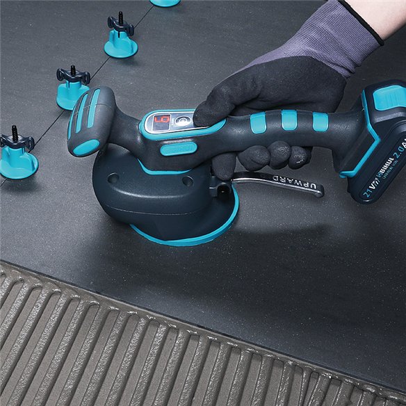 Ventouse Vibrante Niveleur de Pavé BIHUI LFTBA avec 2 Batteries 21V - 2Ah