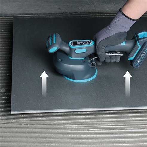 Ventouse Vibrante Niveleuse de Sol BIHUI LFTBA avec 1 Batterie 21V - 2Ah + Grande Base
