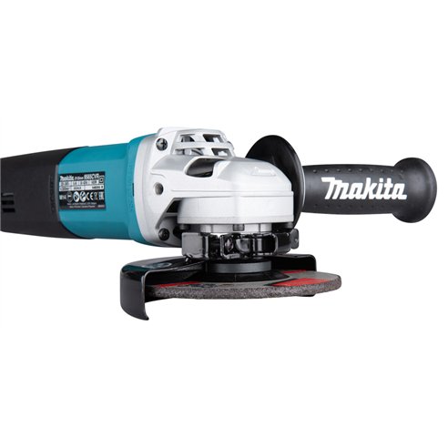 Meuleuse Makita 9565CVR - 125 mm - 1.400 W - Vitesse variable, système anti-redémarrage