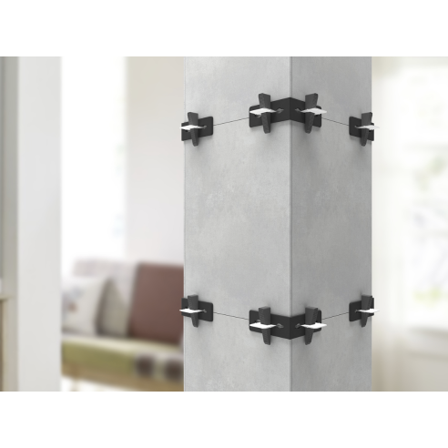 Équerre de nivellement Peygran 03010800A | 90° | fentes pour cales | superposable | sachet 25 pcs