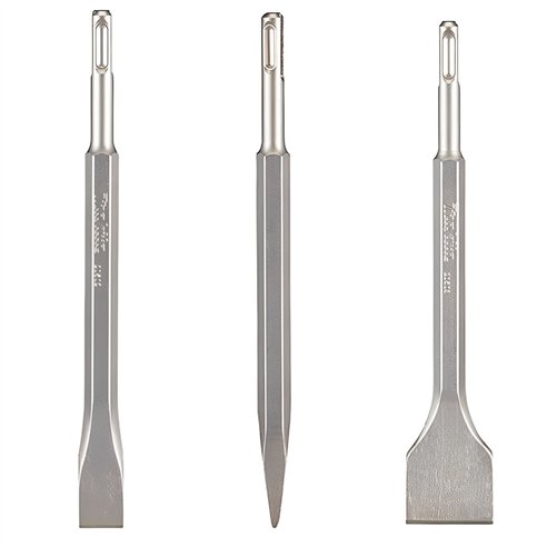 Jeu de Burins SDS-PLUS Makita | 3 Pièces | 230 mm | pour Démolition dans Béton