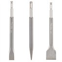 Jeu de Burins SDS-PLUS Makita | 3 Pièces | 230 mm | pour Démolition dans Béton