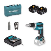 Visseuse 18V LXT Makita DFS452RME | Brushless | 0-4.000 RPM | 2x BL1840B 4,0Ah + DC18RC | Coffret PVC 2