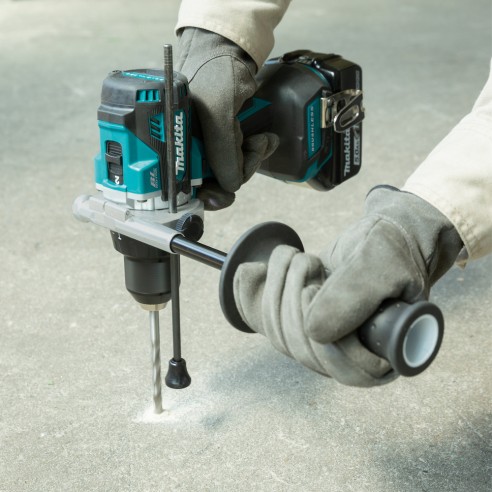 Perceuse visseuse à percussion Makita DHP492RTJ | 18V LXT | 130/65 Nm | 2x 5,0Ah + DC18RC + Makpac 2