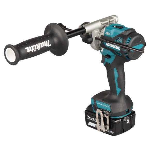 Perceuse visseuse à percussion Makita DHP492RTJ | 18V LXT | 130/65 Nm | 2x 5,0Ah + DC18RC + Makpac 2
