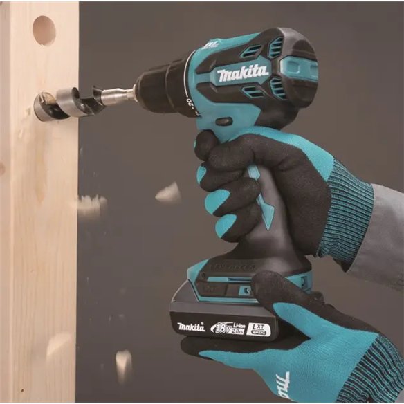 Perceuse Visseuse Makita DDF490WVE | 18V Brushless 65 Nm + 2x 2,0Ah + DCB18WA + Coffret PVC