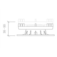 Plot Réglable Peygran BSP1 | 35-50 mm | pour Plancher Surélevé Extérieur 2