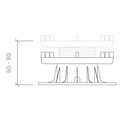 Plot Regulable Peygran BSP2 | 50-80 mm | para Pavimento Elevado Exterior