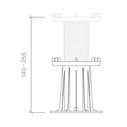 Plot Réglable Peygran BSP4 | 140-255 mm | pour Plancher Surélevé Extérieur