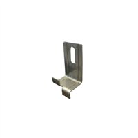 Agrafe Intermédiaire Peygran Type B 12 mm pour Bardage de Façade | Avec Cheville et Vis Inox | Boîte 100 Uds. 2