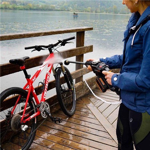 WORX Nettoyeur haute pression à batterie Hydroshot 20V Worx, PowerShare, WG630E.9, Sans batterie ni chargeur, Moteur Brushless, 