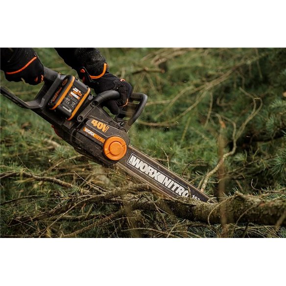 Worx WG384E.9 – Tronçonneuse à batterie 40V (2x20V) - Seulement l'outil