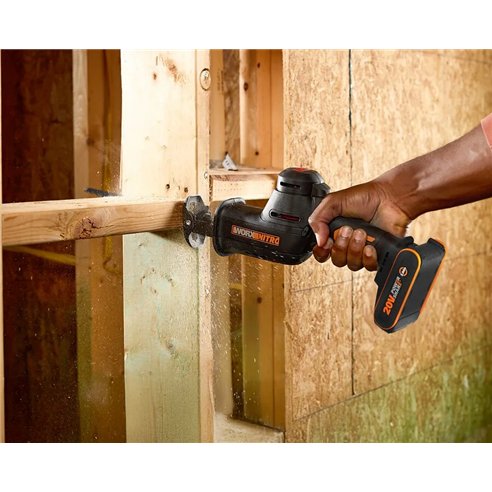 WORX WG893E.9 Scie sabre compacte | moteur sans balais - Outil seul