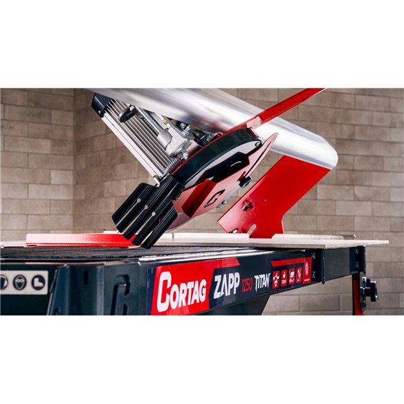 Scie Électrique Cortag Zapp Titan 1550 | 1.500 W | Coupe 155 cm | Disque 250 mm
