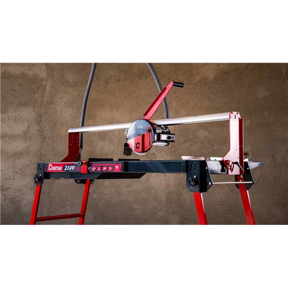 Scie Électrique Cortag Zapp Titan 1550 | 1.500 W | Coupe 155 cm | Disque 250 mm