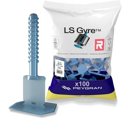 Base LS Gyre Peygran 0,5 mm | Système de Nivellement pour Carrelage