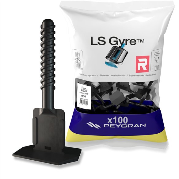 Base LS Gyre Peygran 0,5 mm | Système de Nivellement pour Carrelage
