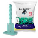 Base LS Gyre Peygran 0,5 mm | Système de Nivellement pour Carrelage