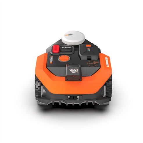 Robot Tondeuse Worx WR305E | Landroid Vision Cloud RTK | 500 m² | Sans Fil Périmétrique