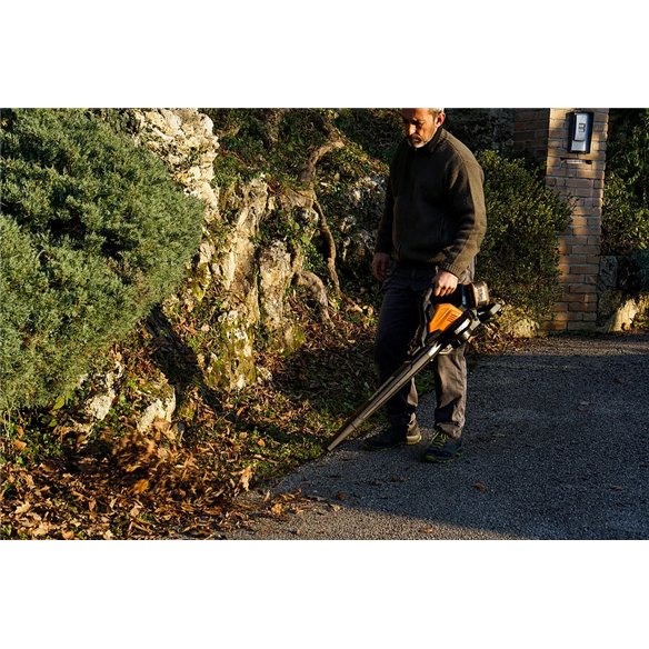 Aspirateur Souffleur de Feuilles Worx WG583E | 40V 2x20V | Sac 35 L | Avec 2 Batteries