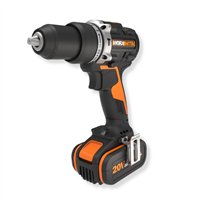 Perceuse à Percussion sans Fil Worx WX352.1 | 20V Brushless | 60 Nm | 2x 4,0Ah + Chargeur 2