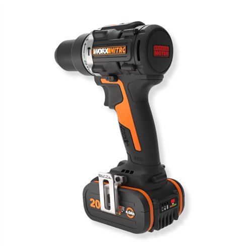 Perceuse à Percussion sans Fil Worx WX352.1 | 20V Brushless | 60 Nm | 2x 4,0Ah + Chargeur