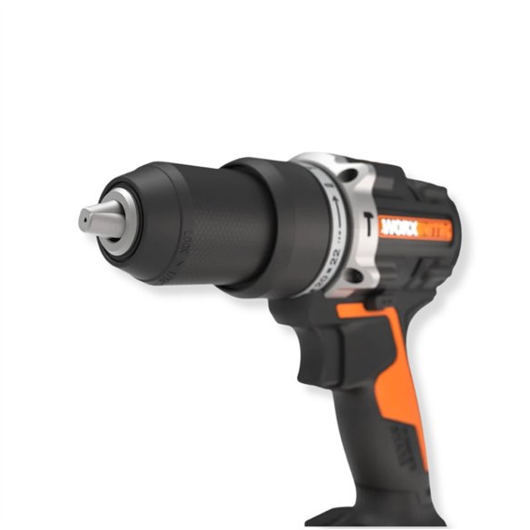 Perceuse à Percussion sans Fil Worx WX352.1 | 20V Brushless | 60 Nm | 2x 4,0Ah + Chargeur