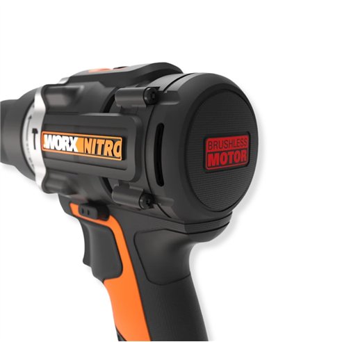 Perceuse à Percussion sans Fil Worx WX352.1 | 20V Brushless | 60 Nm | 2x 4,0Ah + Chargeur