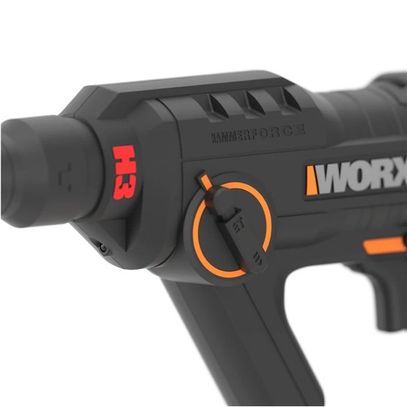 Marteau Perforateur sans Fil Worx WX391 | 20V PowerShare | 1,2 J | SDS-Plus | Avec Batterie et Chargeur