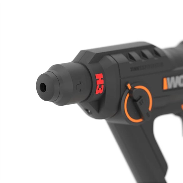 Marteau Perforateur sans Fil Worx WX391.9 | 20V PowerShare | 1,2 J | SDS-Plus | Sans Batterie ni Chargeur