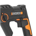 Marteau Perforateur sans Fil Worx WX391.9 | 20V PowerShare | 1,2 J | SDS-Plus | Sans Batterie ni Chargeur