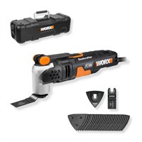 Multiherramienta Oscilante Worx WX680 | Sonicrafter 350W | Hyperlock | Velocidad Variable | Con Accesorios