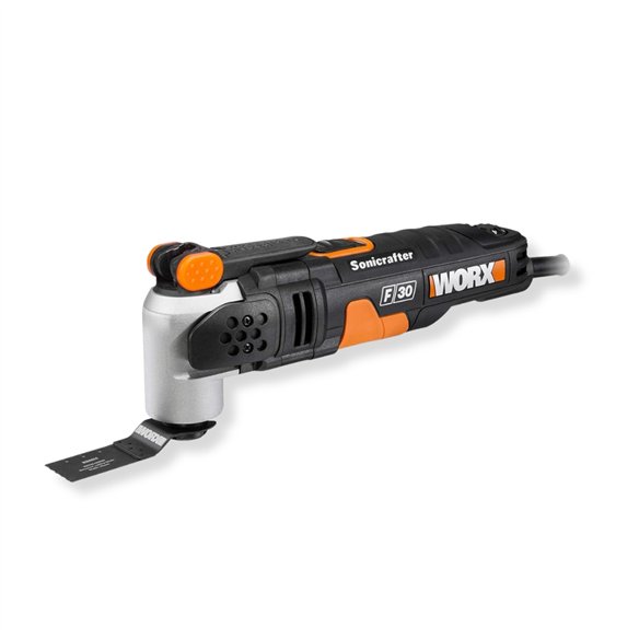 Multiherramienta Oscilante Worx WX680 | Sonicrafter 350W | Hyperlock | Velocidad Variable | Con Accesorios