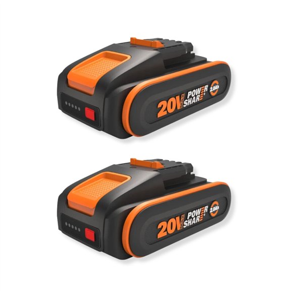 Pack de 2 Baterías Worx WA3639.2 | 20V PowerShare | 2,0Ah | Iones de Litio