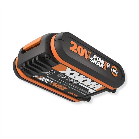 Pack de 2 Baterías Worx WA3639.2 | 20V PowerShare | 2,0Ah | Iones de Litio