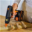 Pistolet à Colle sans Fil Worx WX045.9 | 20V PowerShare | 200 °C | Sans Batterie ni Chargeur