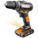 Perceuse Visseuse Worx WX977 20V | 30 Nm | Lampe Flexible | 2 Batteries