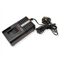 Chargeur Worx WA3860 | 20V PowerShare | 2A | Pour Batteries Li-Ion 14,4-20V