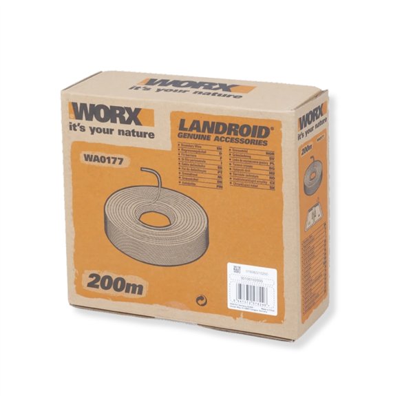 Câble périphérique 200 m WA0177 pour robot tondeuse Worx Landroid
