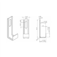Agrafe de Départ Peygran 12 mm Type B | Façade en Parement | Inox AISI 316 | Boîte 100 u. 2