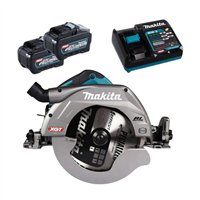 Scie circulaire Makita HS011GT201 40V - Sans fil, moteur sans balais, 3500 tr/min, 260-270 mm