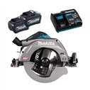 Scie circulaire Makita HS011GT201 40V - Sans fil, moteur sans balais, 3500 tr/min, 260-270 mm