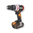 Perceuse à percussion Brushless 20V 60 Nm WORX | WX354.4 | 2 batteries 4 Ah, chargeur et coffret