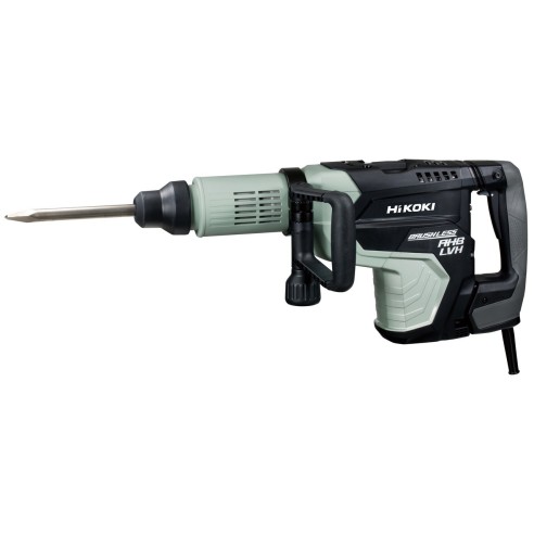 Marteau démolisseur Hikoki H60ME - 1500W - Moteur Brushless, poignée anti-vibration, SDS-max - Avec Coffret