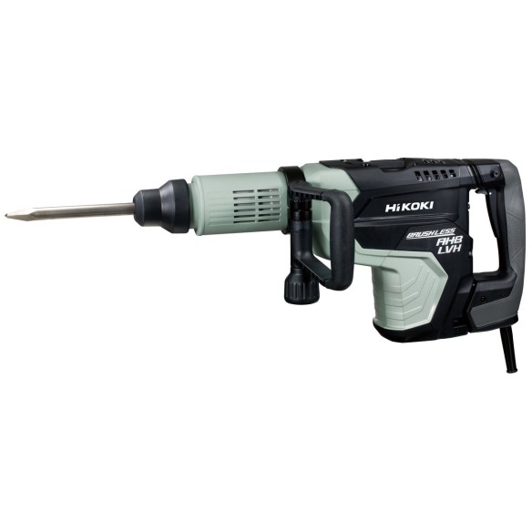Marteau démolisseur Hikoki H60ME - 1500W - Moteur Brushless, poignée anti-vibration, SDS-max - Avec Coffret