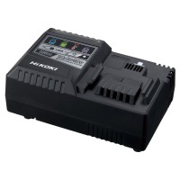 Chargeur Multi Volt Hikoki UC18YSL3 - 14,4V - 18V - Charge rapide en 32 minutes - Port USB inclus